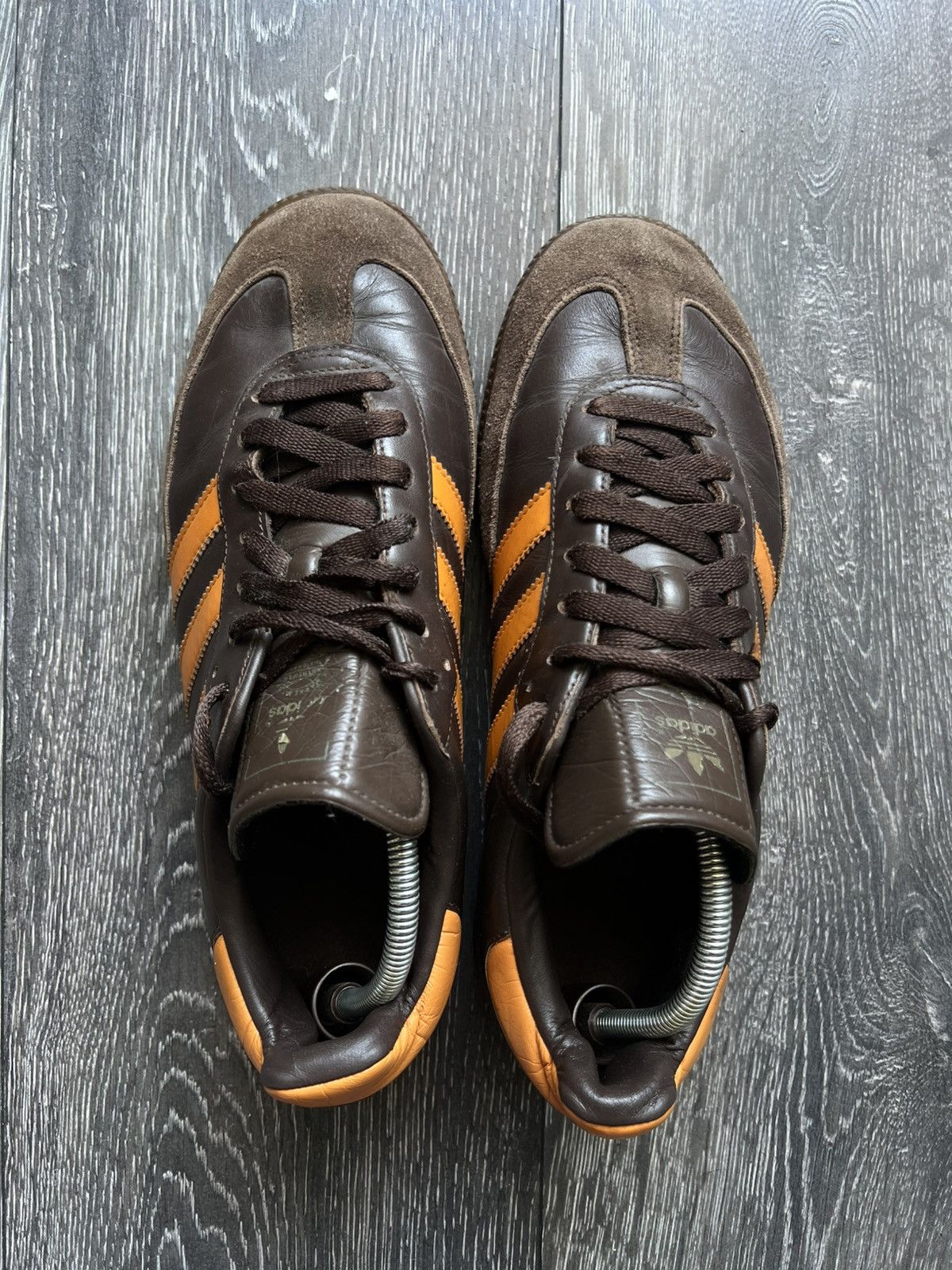 Adidas Vintage rare y2k 2006 Adidas Samba Og Low Sneakers brown Size US 8 / EU 41 - 7 Thumbnail