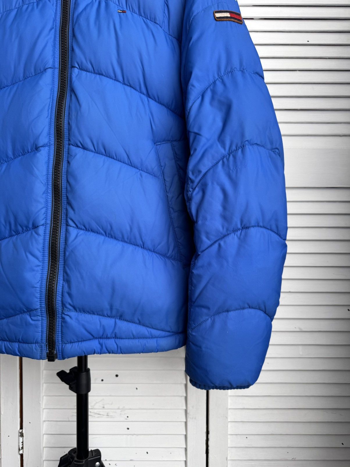 Tommy Hilfiger Vintage Tommy Hilfiger Denim Puffer Jacket Blue Y2K Size US M / EU 48-50 / 2 - 6 Thumbnail