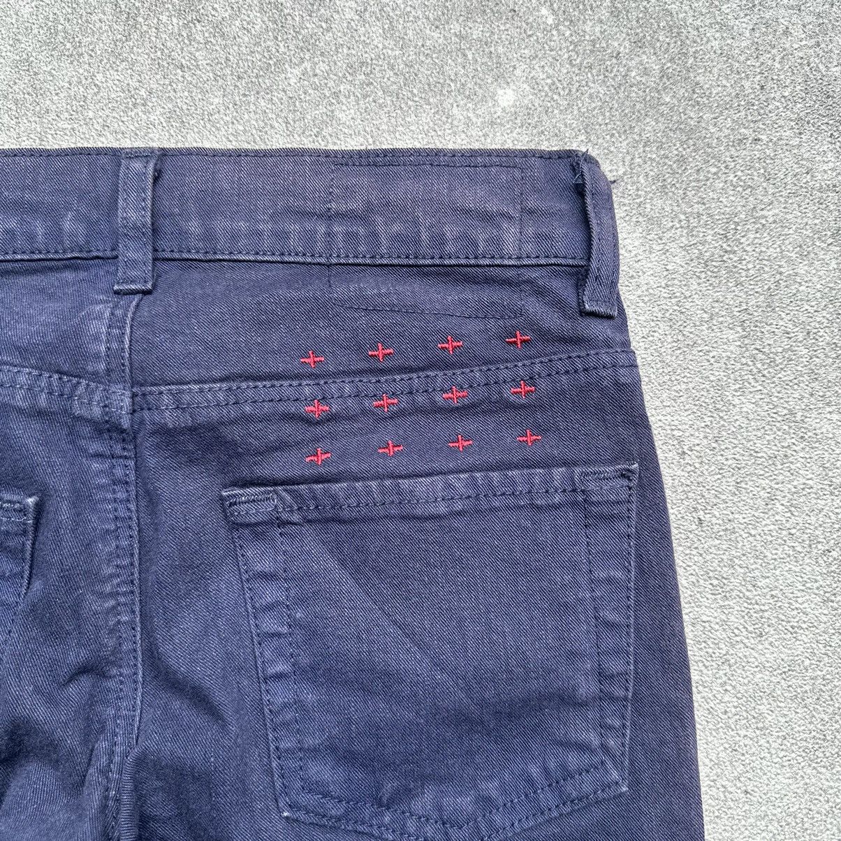 Ksubi 00s Ksubi Navy Slim Denim Jeans Size US 26 / EU 42 - 8 Thumbnail