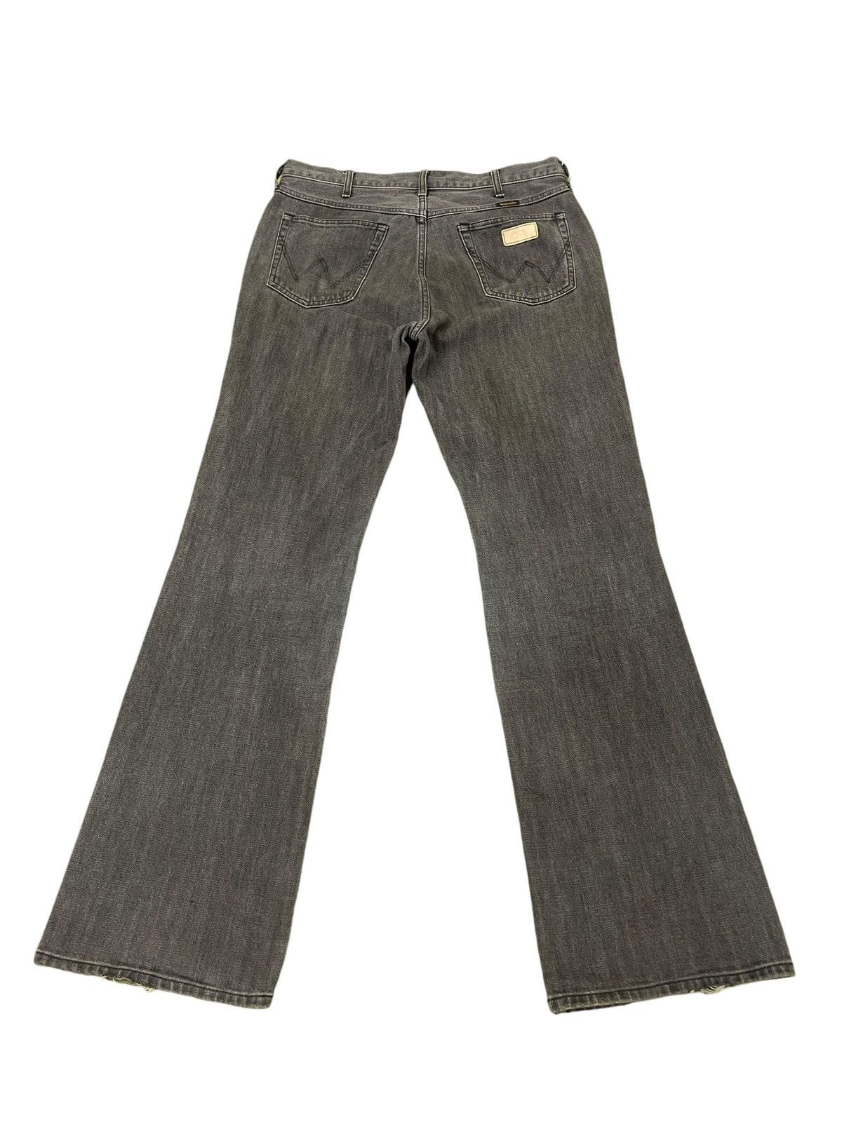 Japanese Brand Flare Jeans Wrangler Japan Faded Distress Boot Cut 8🟦9 Size US 34 / EU 50 - 10 Thumbnail