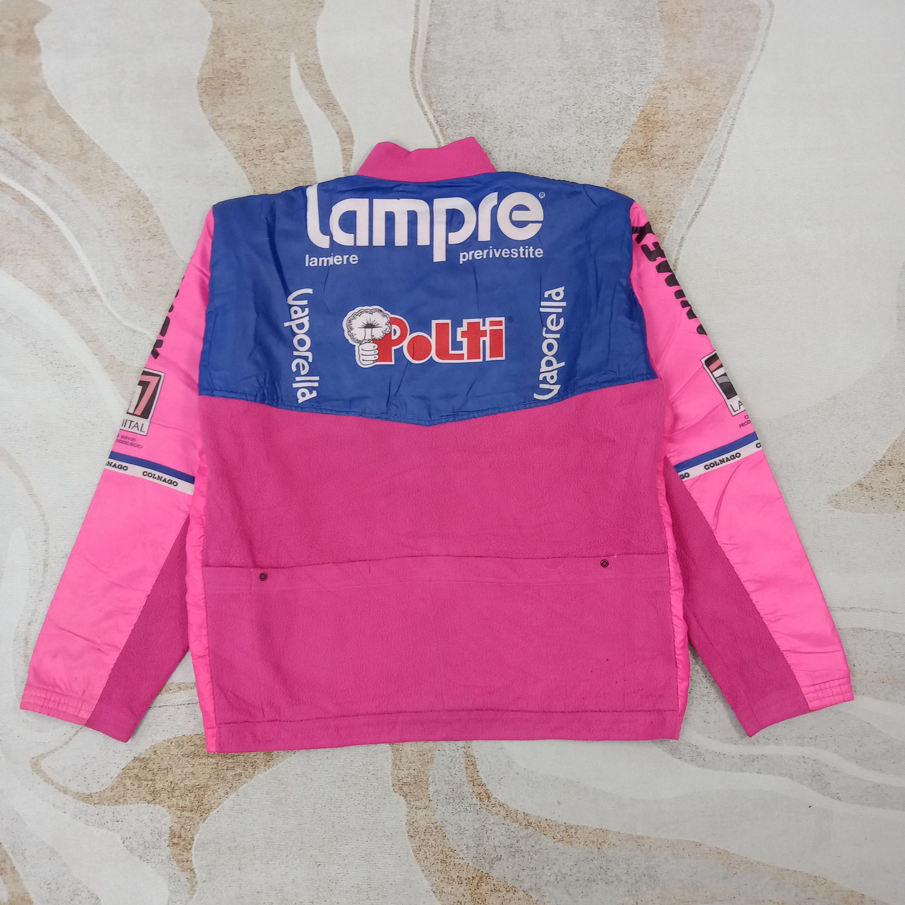 Bicycle 90's Santini Lempre-Polti Cycling Jacket C263N13 Size US XL / EU 56 / 4 - 7 Thumbnail