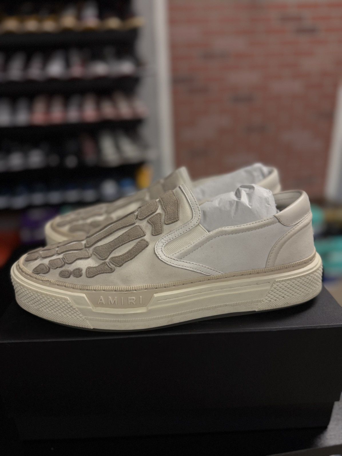 Amiri Bone Amiri Low Top Sneakers Size 46EU/13US W BOX Size US 13 / EU 46 - 6 Thumbnail