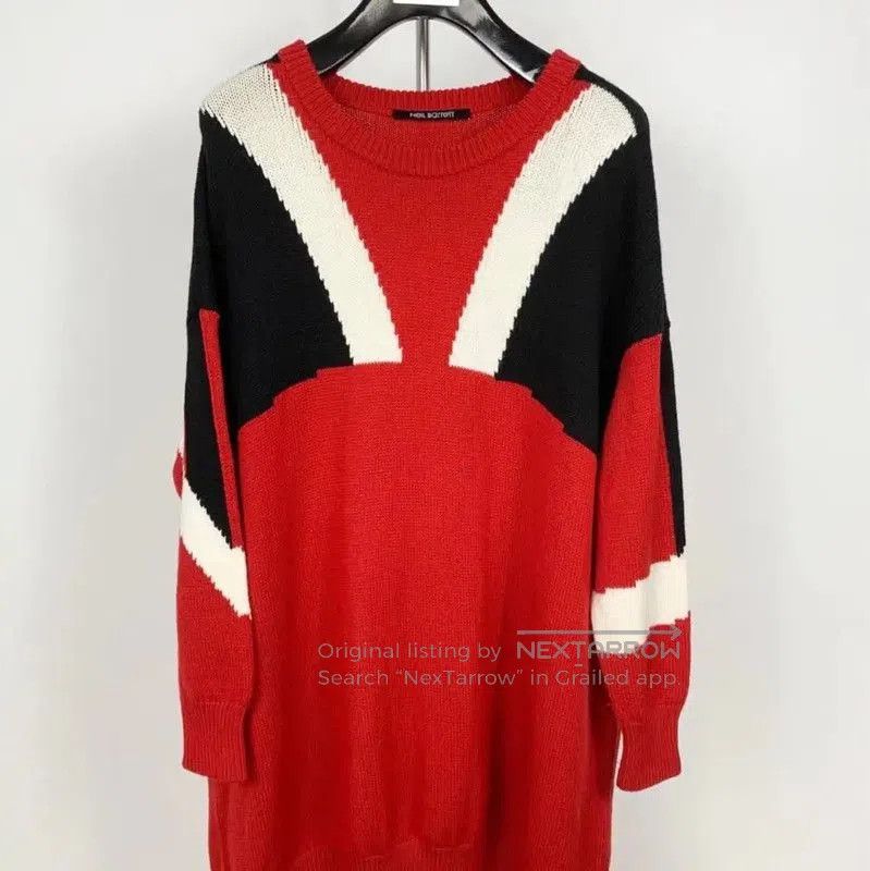 Neil Barrett NeIL BarreTT Red Wool Pullover Sweater . Size US M / EU 48-50 / 2 - 1 Thumbnail