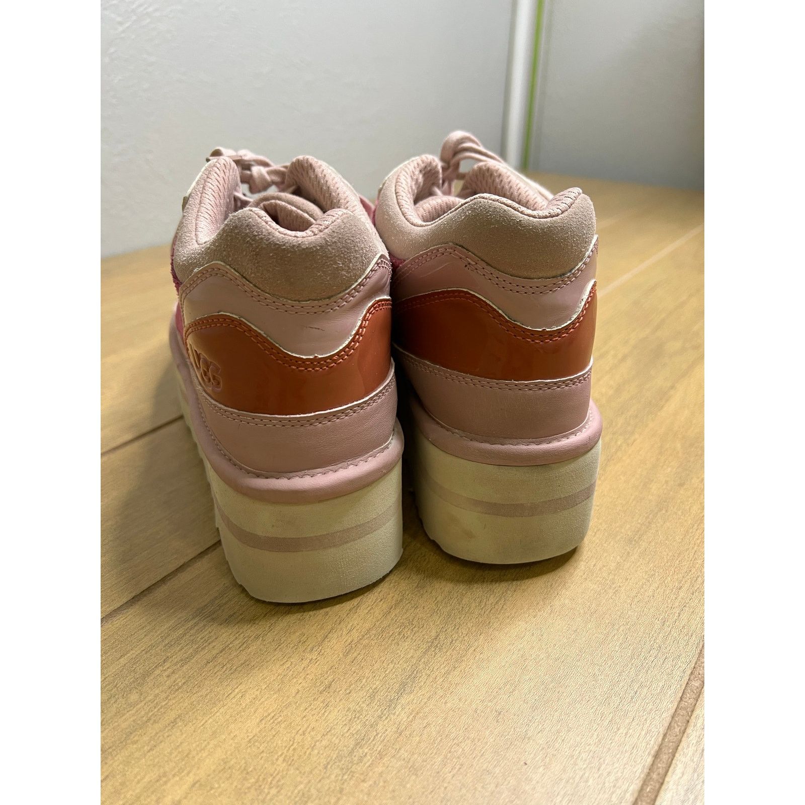 Ugg UGG Platform Sneakers Pink Suede Leather Chunky Womens Sz 9 Size US 9 / IT 39 - 8 Thumbnail