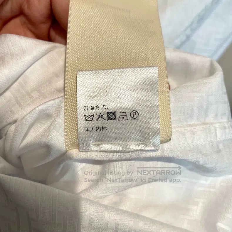 Hermes Hermes White Cotton Dress Size XXS / US 00 / IT 34 - 8 Thumbnail