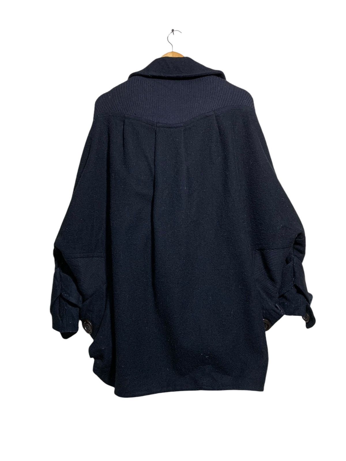 Issey Miyake 🔥MERCIBEAUCOUP ISSEY MIYAKE WOOL ASYMETRICAL JACKET Size L / US 10 / IT 46 - 6 Thumbnail
