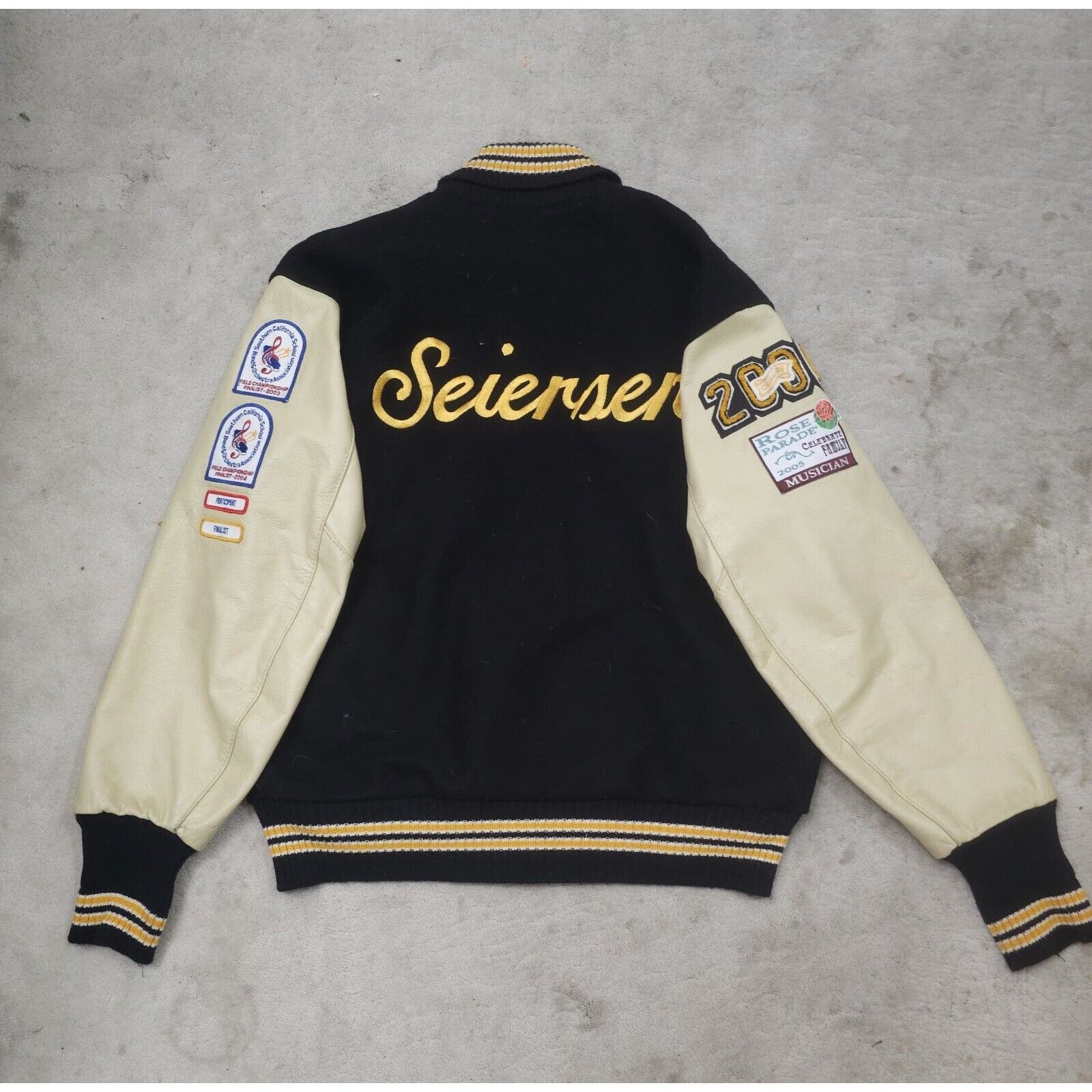Chicos Chick's Sporting Goods Varsity Letterman Wool/ Leather VTG Size US L / EU 52-54 / 3 - 12 Thumbnail