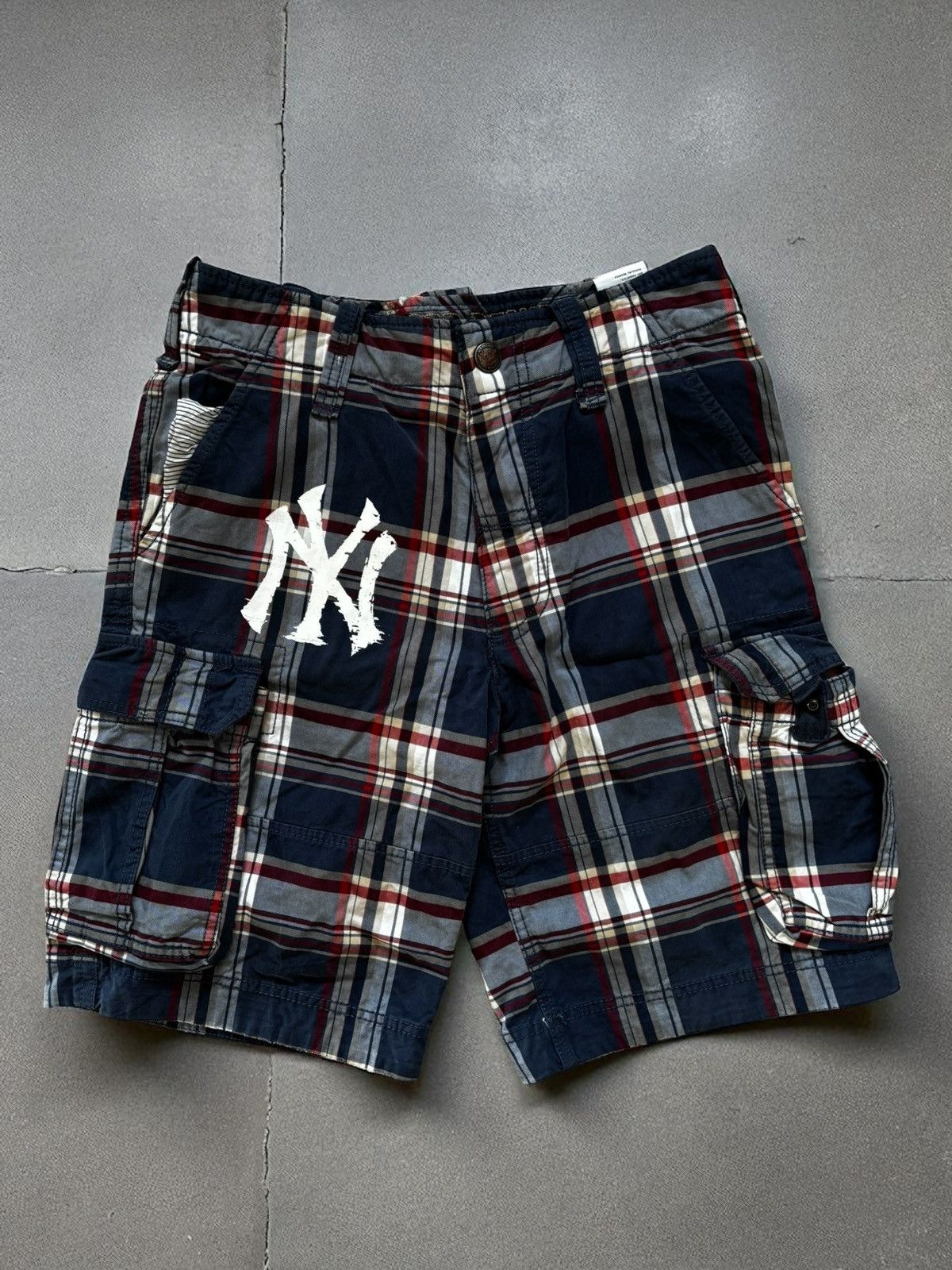 New York Yankees Y2k New York Yankees x Tommy Hilfiger Baggy Jeans Vintage Size US 32 / EU 48 - 1 Thumbnail
