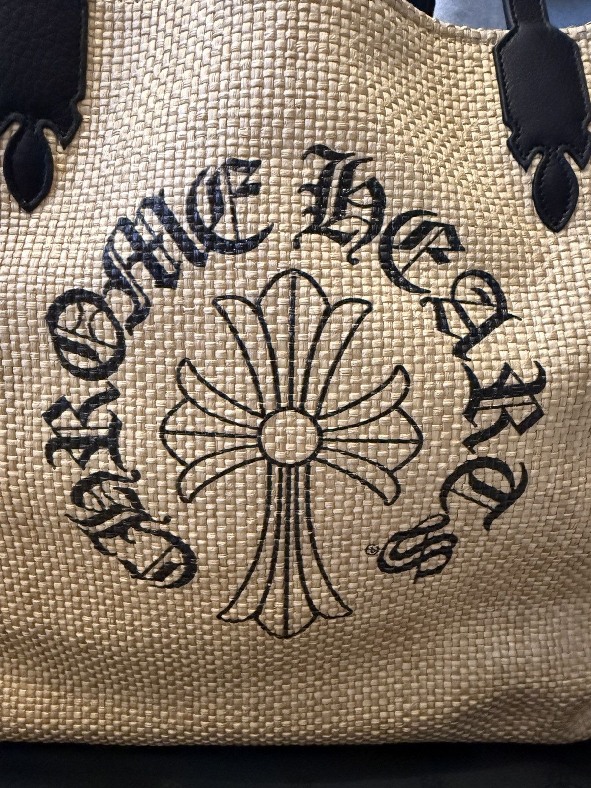 Chrome Hearts Chrome Hearts Cross Straw Beach Bag Size ONE SIZE - 2 Thumbnail