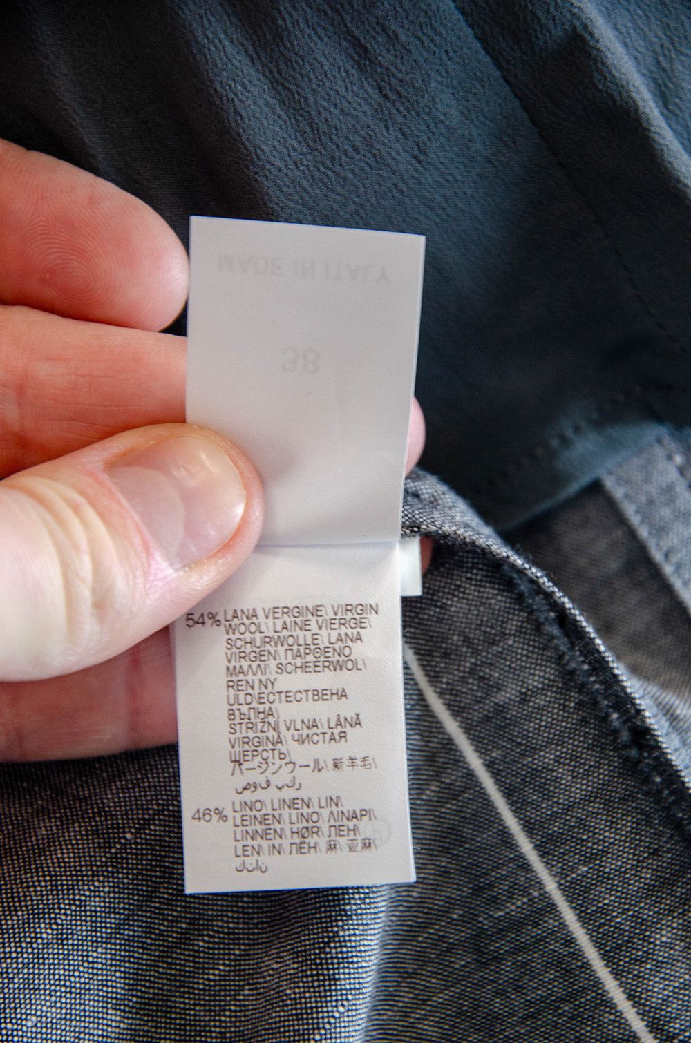 Brunello Cucinelli Brunello Cucinelli Wool Linen Pinstripe Blazer - Size IT38 Size XS / US 0-2 / IT 36-38 - 12 Thumbnail