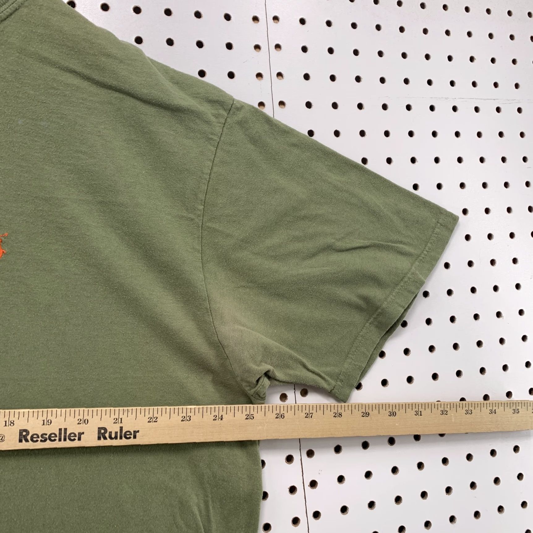 Polo Ralph Lauren VINTAGE Polo Ralph Lauren Shirt Mens XL Green Orange Pony Preppy Short Sleeve Size US XL / EU 56 / 4 - 4 Thumbnail
