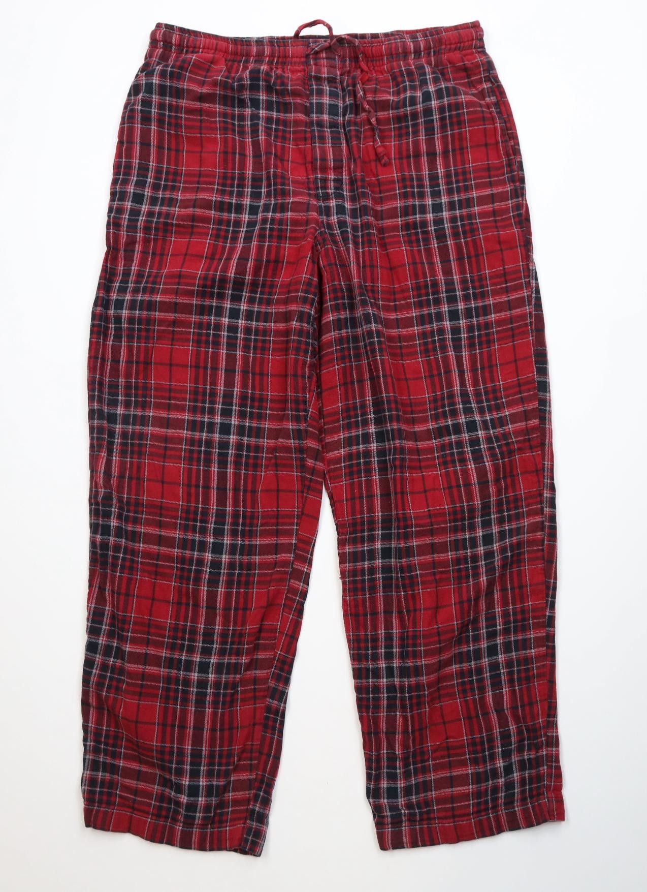 Nautica Vintage 90s Y2K Nautica Wide Leg Flannel Pajamas Pants Pjs Size US 34 / EU 50 - 1 Thumbnail