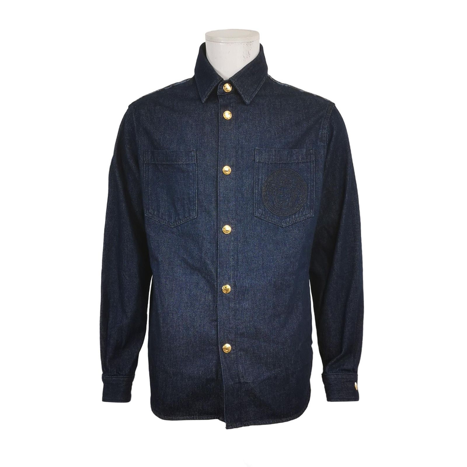 Versace Versace Cotton Single-Breasted Lapel Vest M Size US M / EU 48-50 / 2 - 1 Thumbnail