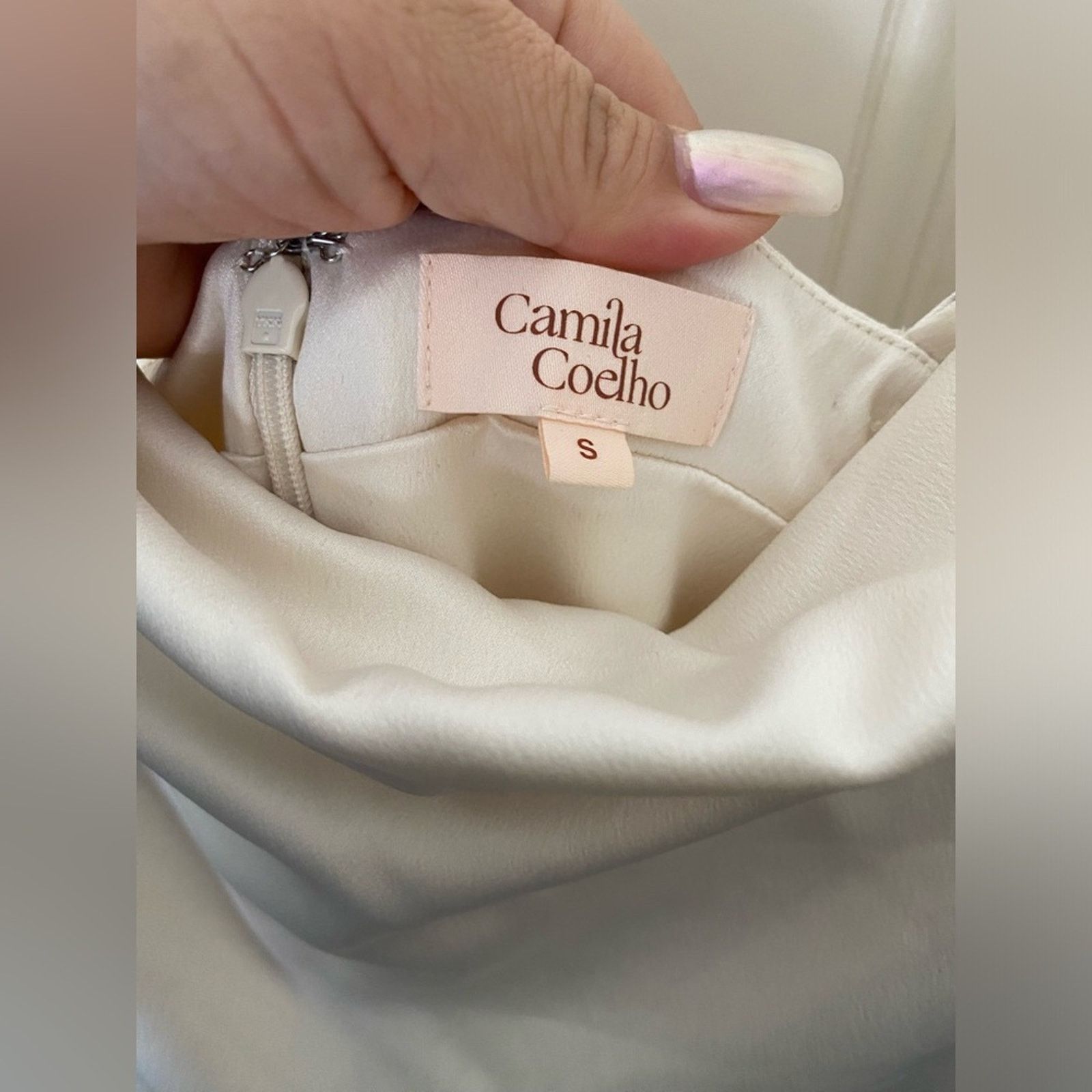 Camila Coelho Camila Coelho Reyna Maxi Dress in Pearl White S Size S / US 4 / IT 40 - 6 Thumbnail