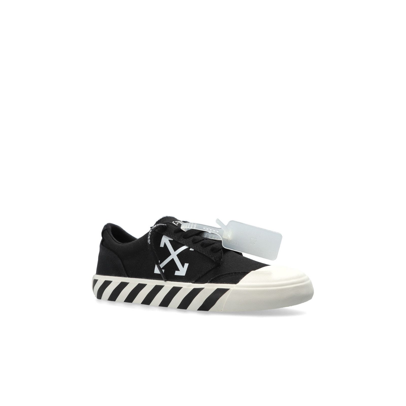 Off-White OFF-WHITE Vulcanized Undercut Black Sneakers New & Authenti Size US 7 / IT 37 - 2 Thumbnail
