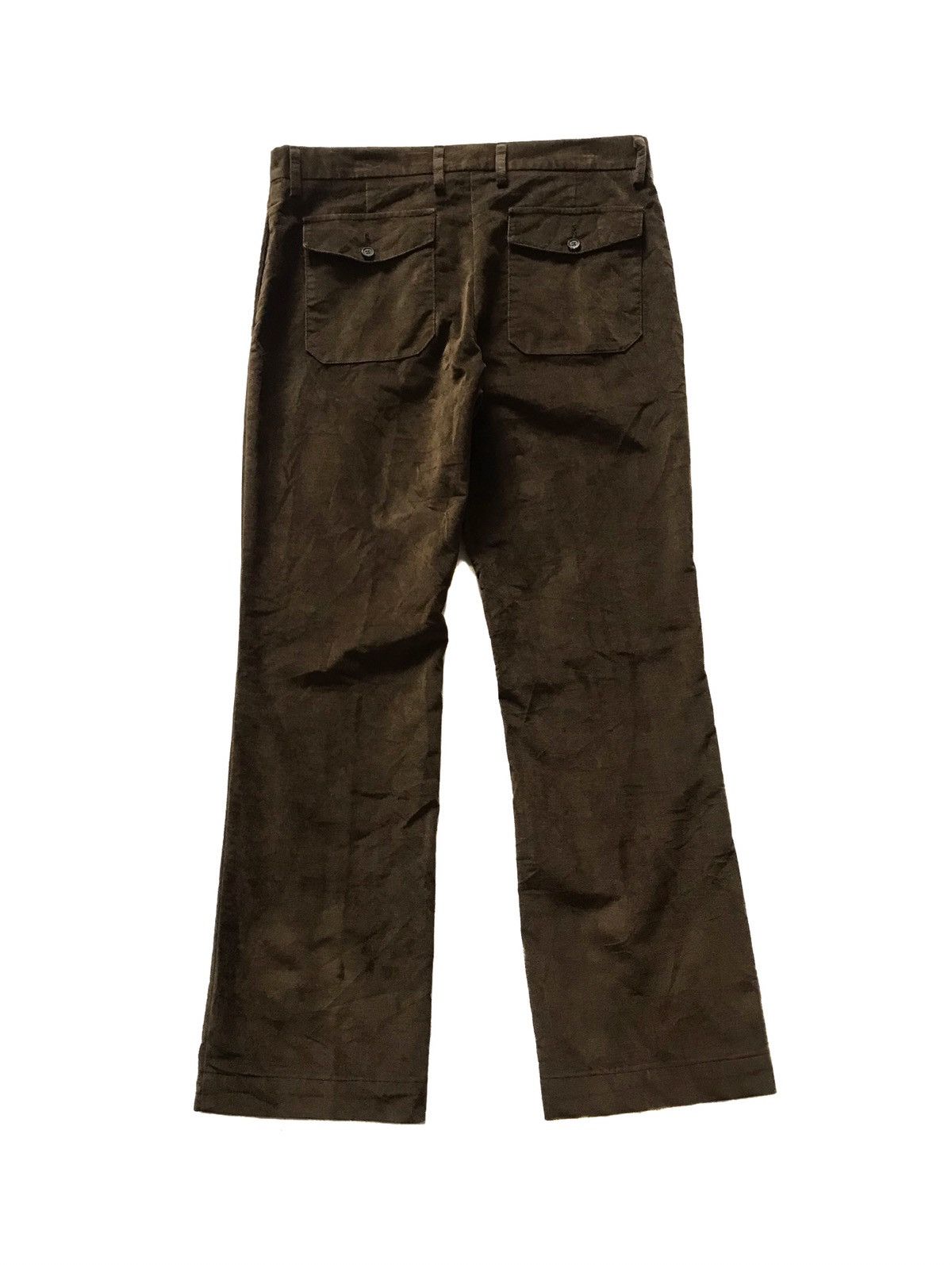 United Colors Of Benetton UNITED COLOUR OF BENETTON VELVET TROUSER PANTS Size US 32 / EU 48 - 2 Thumbnail