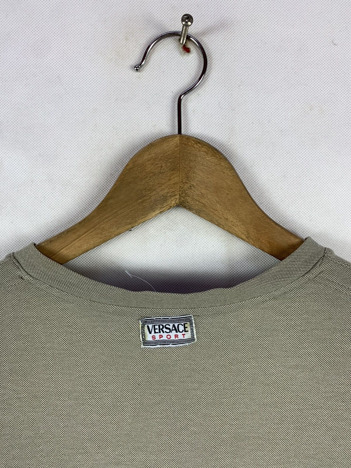 Versace × Vintage Rare! Vintage Versace Sport Small Logo Tops Tee Size US M / EU 48-50 / 2 - 5 Thumbnail