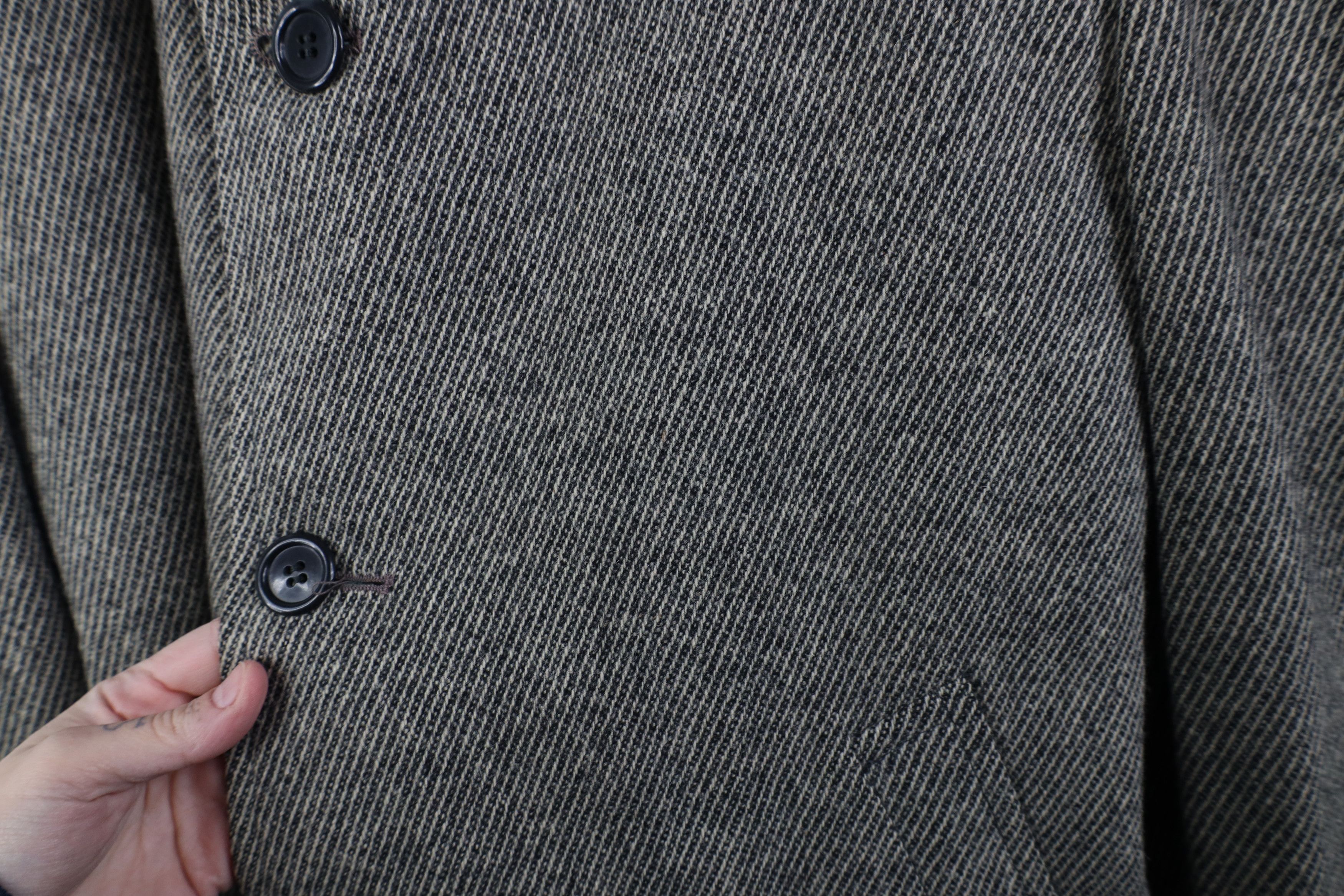 Vintage Vintage 50s Streetwear Lined Overcoat Jacket Gray USA Size US XXL / EU 58 / 5 - 4 Thumbnail