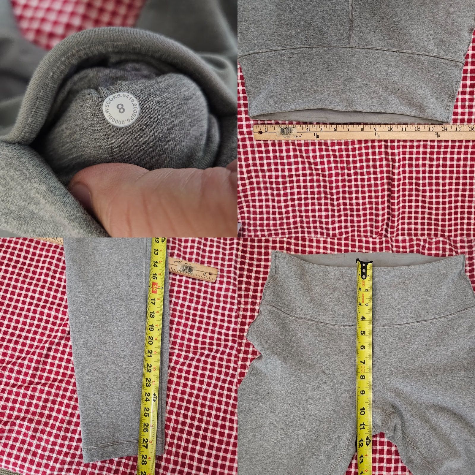 Lululemon Lululemon Women’s Wunder Lounge Pant Regular Skinny Pull On Activewear Pants 8 Gray Heathered/W5coks - Womens Budgets and Measurements Not Required Size 30" / US 8 / IT 44 - 8 Thumbnail