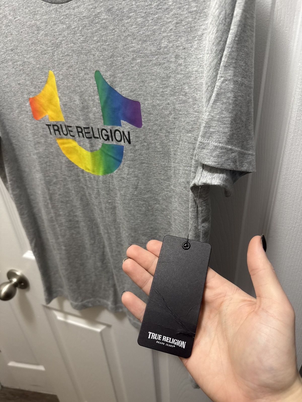 True Religion True Religion Pride Rainbow Horse Shoe Deadstock Grey Shirt Size US S / EU 44-46 / 1 - 3 Thumbnail