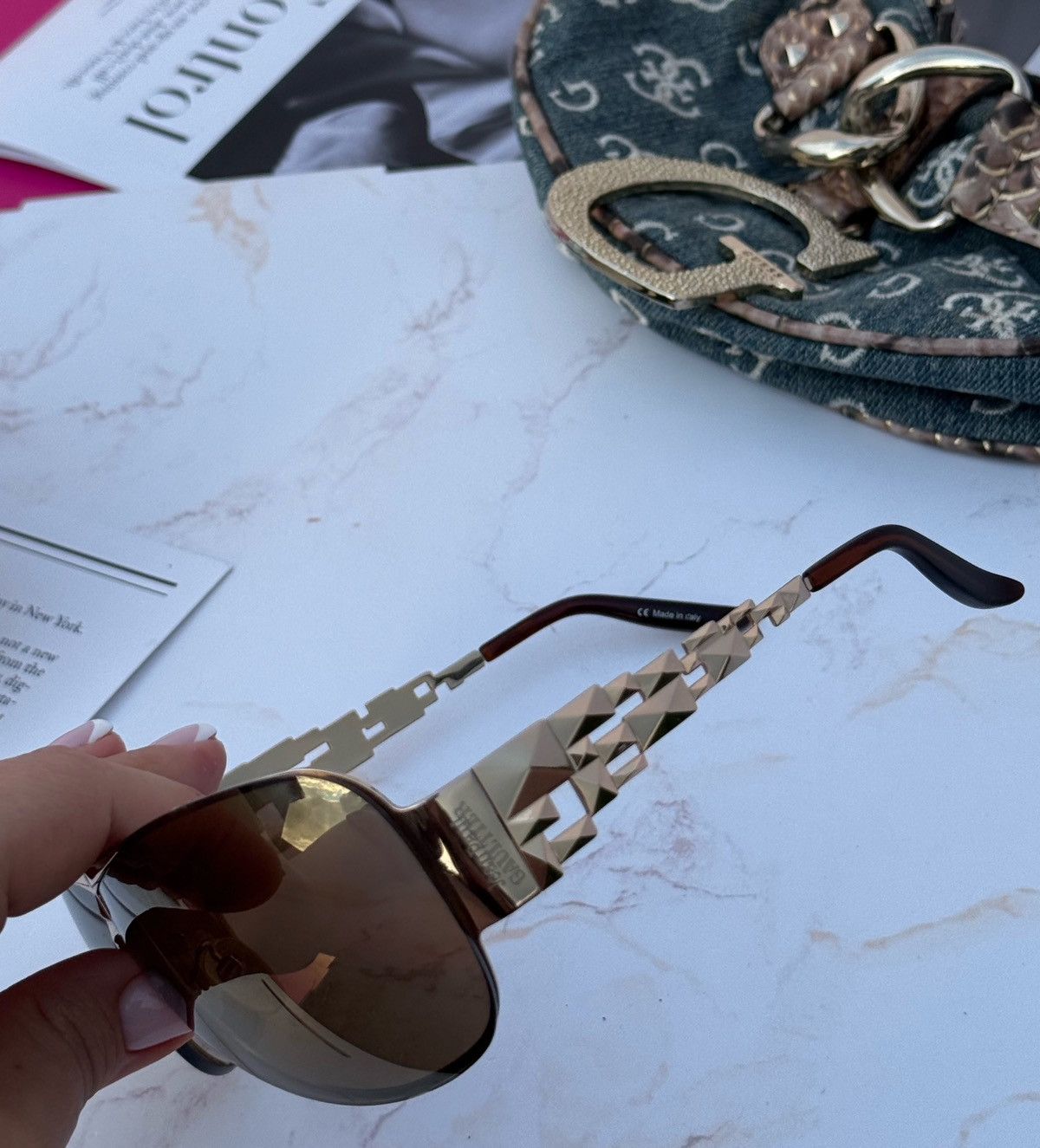 Jean Paul Gaultier Jean Paul Gaultier vintage sunglasses SJP062 Size ONE SIZE - 7 Thumbnail