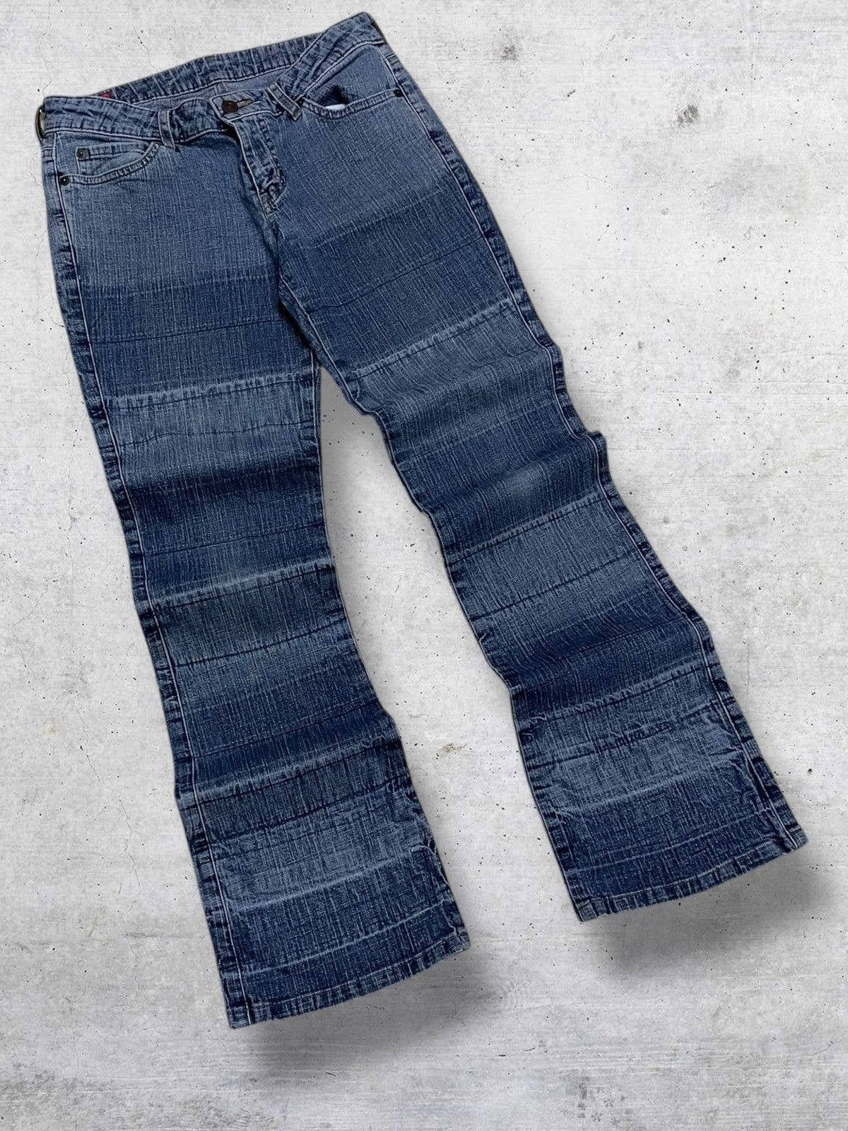 Japanese Brand VINTAGE KINKY COWBOY FLARED 90S JAPAN DESIGNER CAMEL ROAD Size US 28 / EU 44 - 2 Thumbnail
