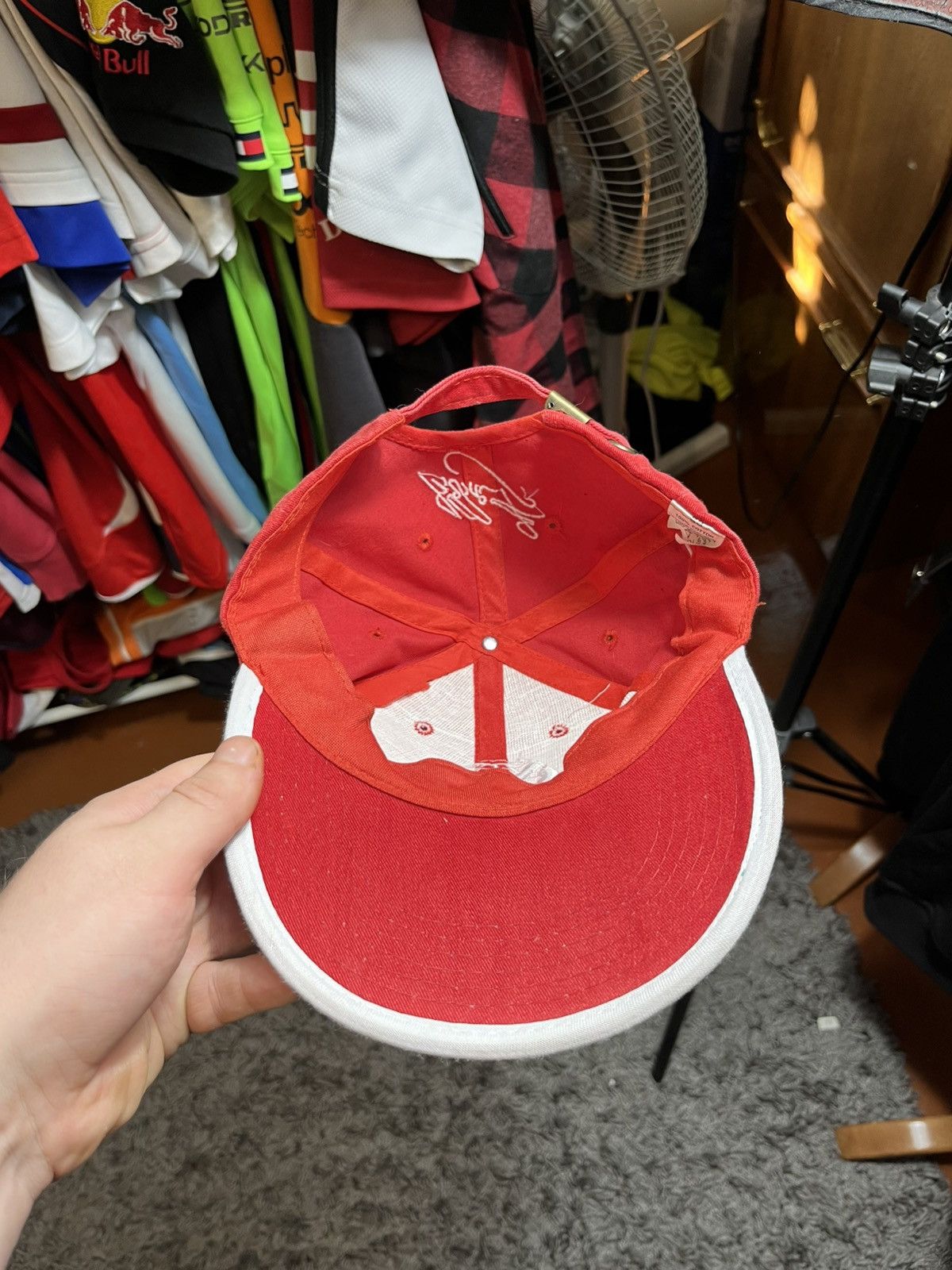 Ferrari FERRARI VINTAGE RACING GERMANY CAP Y2K Size ONE SIZE - 6 Thumbnail