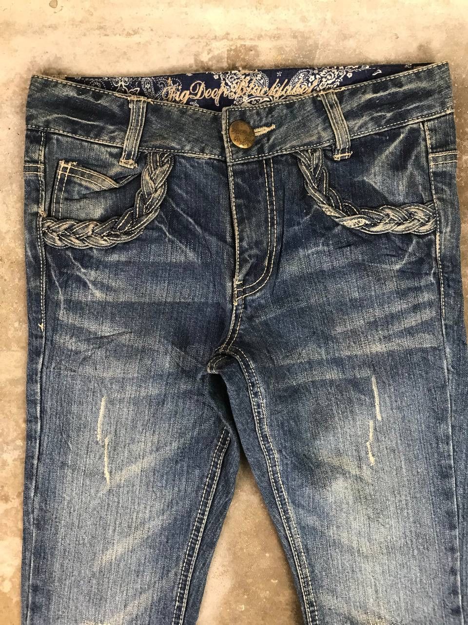 Vintage Vintage Flared Denim Pants For Women Size 28" / US 6 / IT 42 - 3 Thumbnail