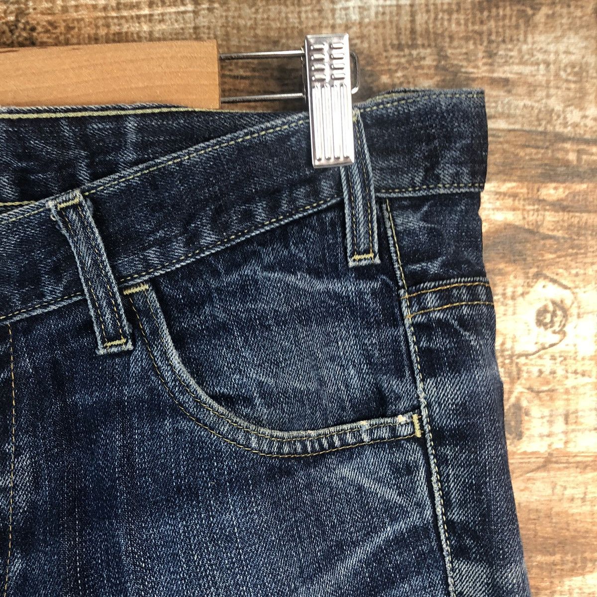 Levi's DL Levis Blue Distressed Denim Pants #C307 Size US 32 / EU 48 - 8 Thumbnail