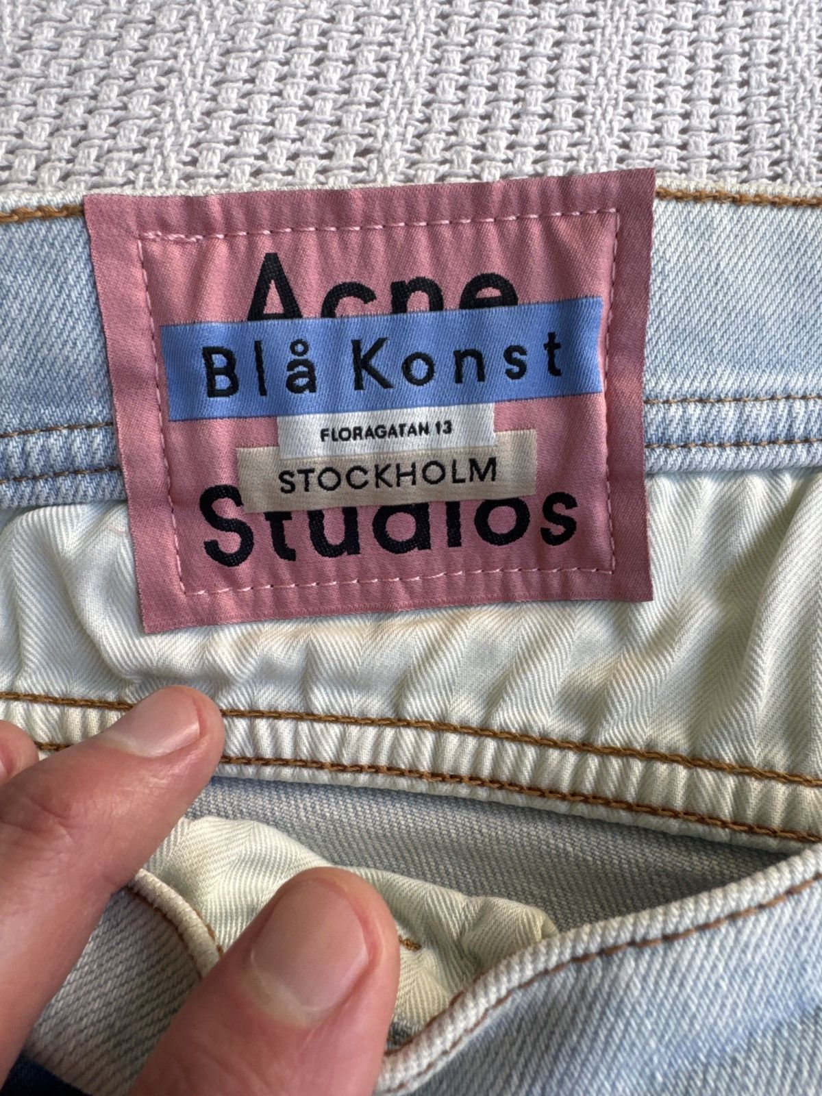 Acne Studios Acne Blå Kunst (32/32) Baby Blue Size US 32 / EU 48 - 1 Thumbnail