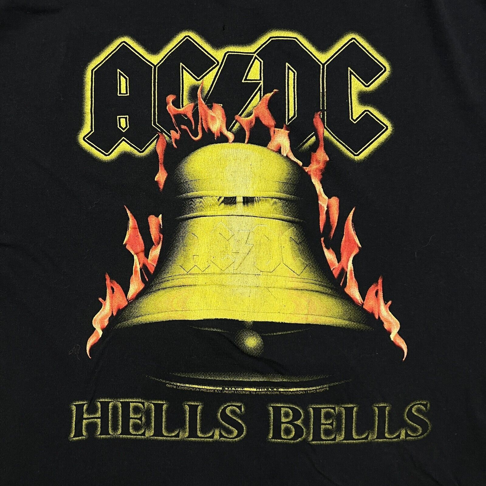 AC/DC × Vintage Vintage 2018 AC/DC Large Hells Bells Graphic Rock Band Tee Size US L / EU 52-54 / 3 - 3 Thumbnail