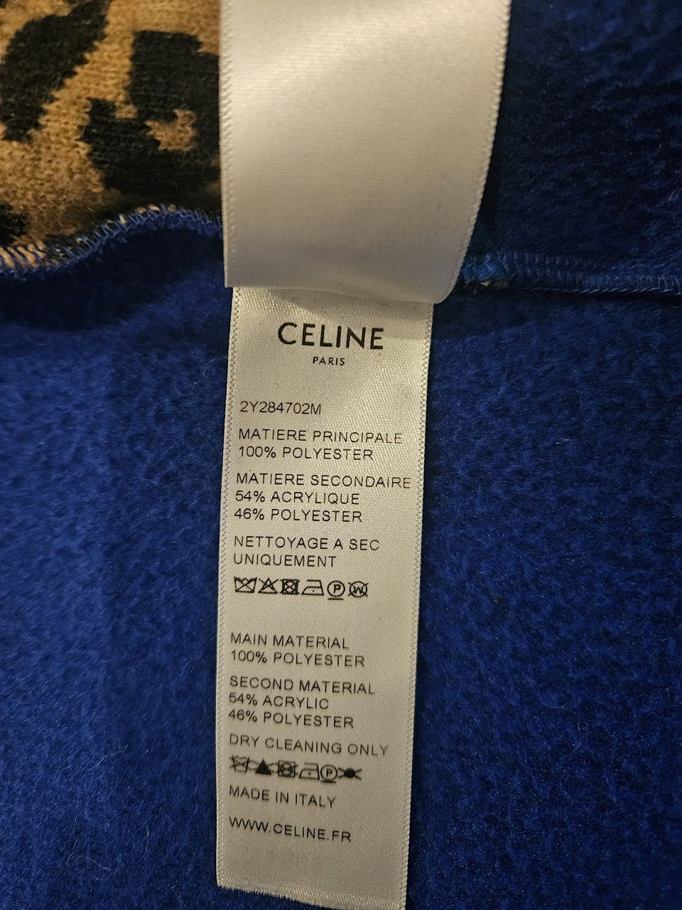 Celine Colour-Block Fleece Track Jacket Size US S / EU 44-46 / 1 - 7 Thumbnail