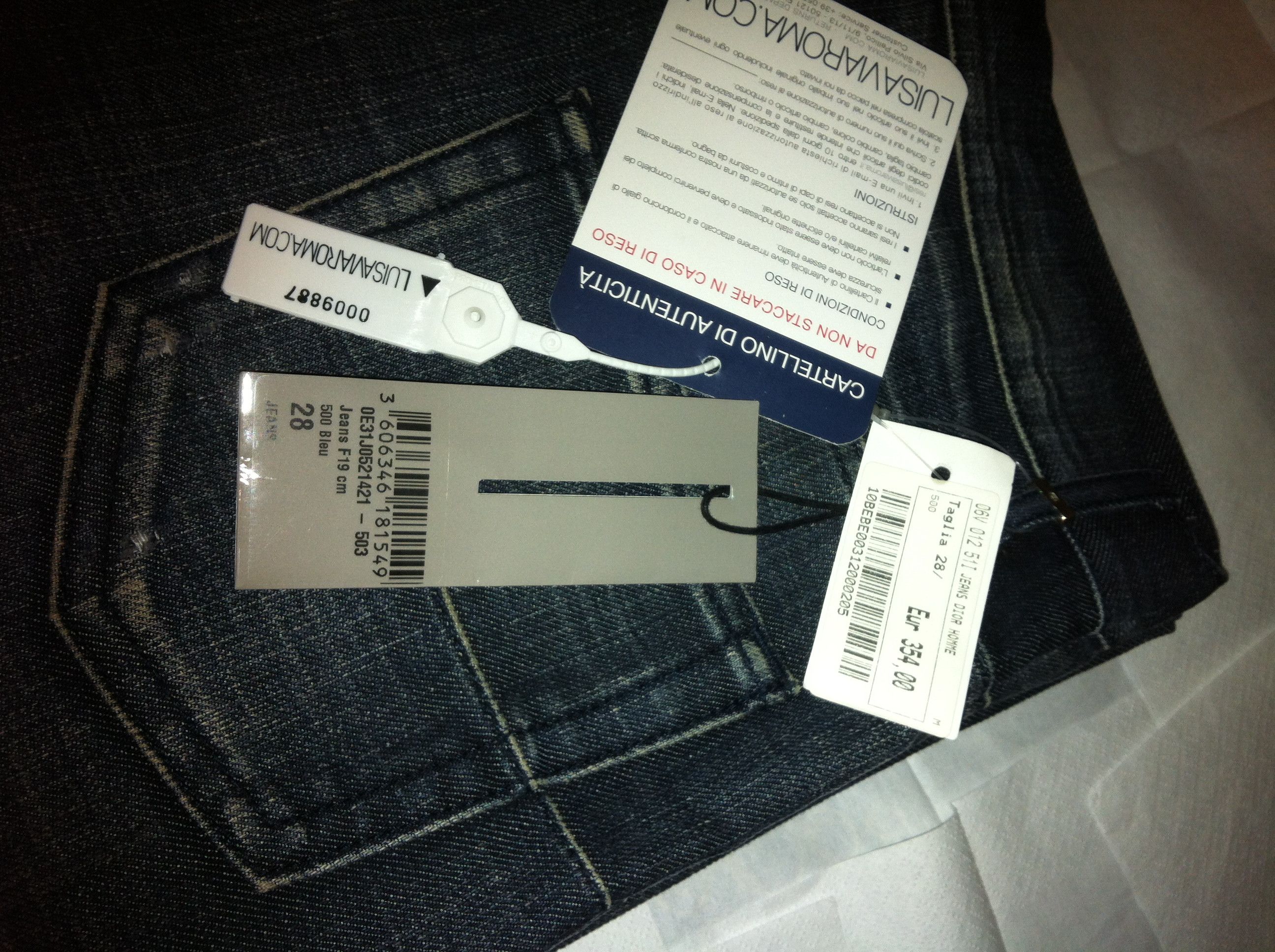 Dior Dior Homme Mulholland Drive Jeans Size 28 Sealed Perfect Size US 28 / EU 44 - 23 Thumbnail