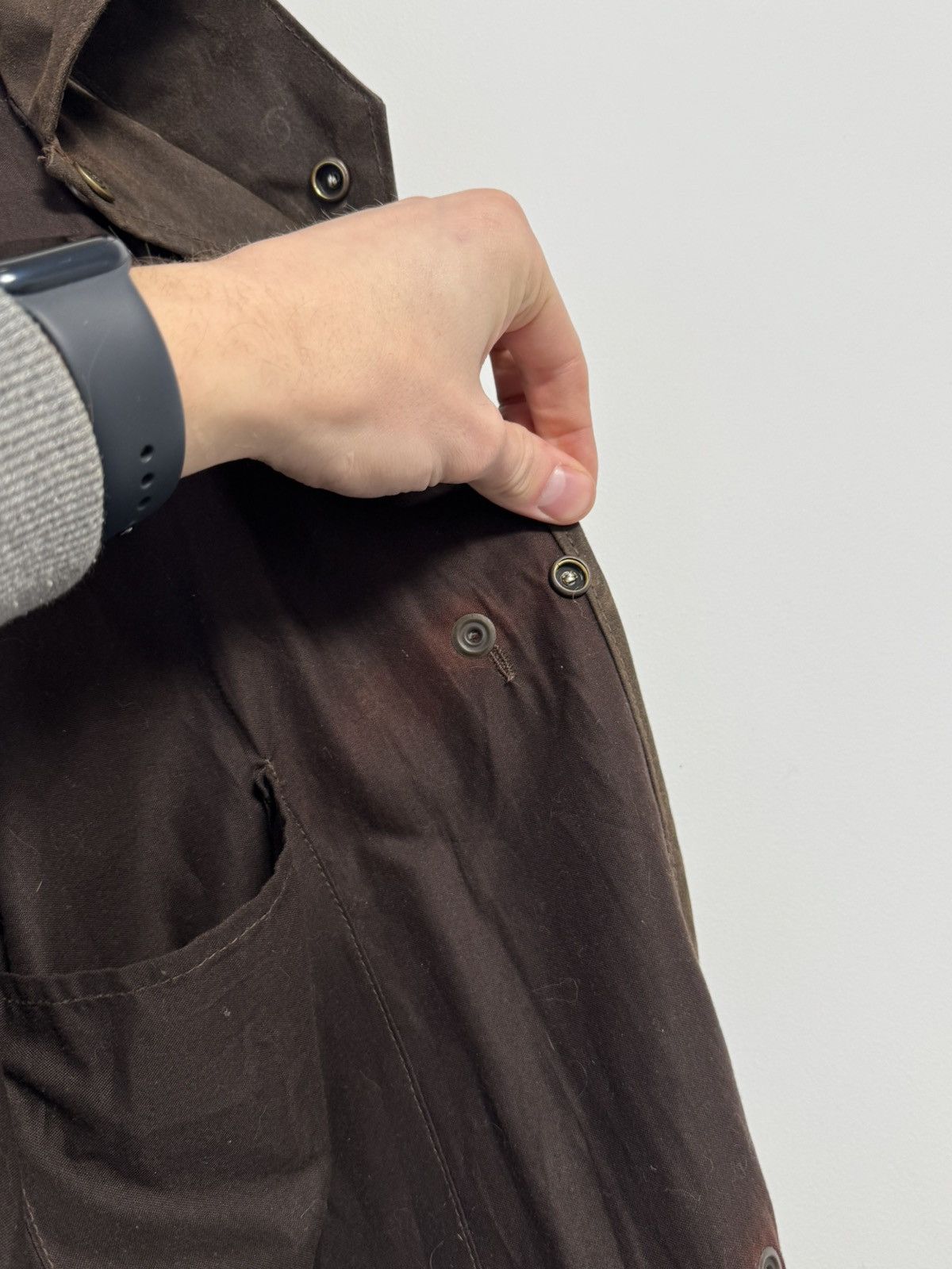 Other Burke Wills vintage wax waxed cotton short weatherall jacket Size US M / EU 48-50 / 2 - 17 Thumbnail