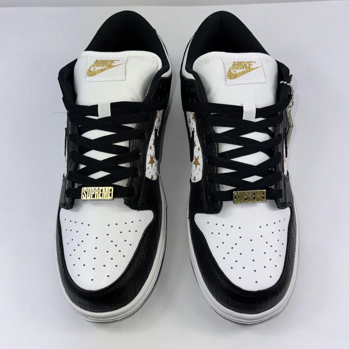 Nike × Supreme NIKE SB DUNK LOW OG QS SUPREME STARS 2021 SNEAKERS Size US 9.5 / EU 42-43 - 2 Thumbnail