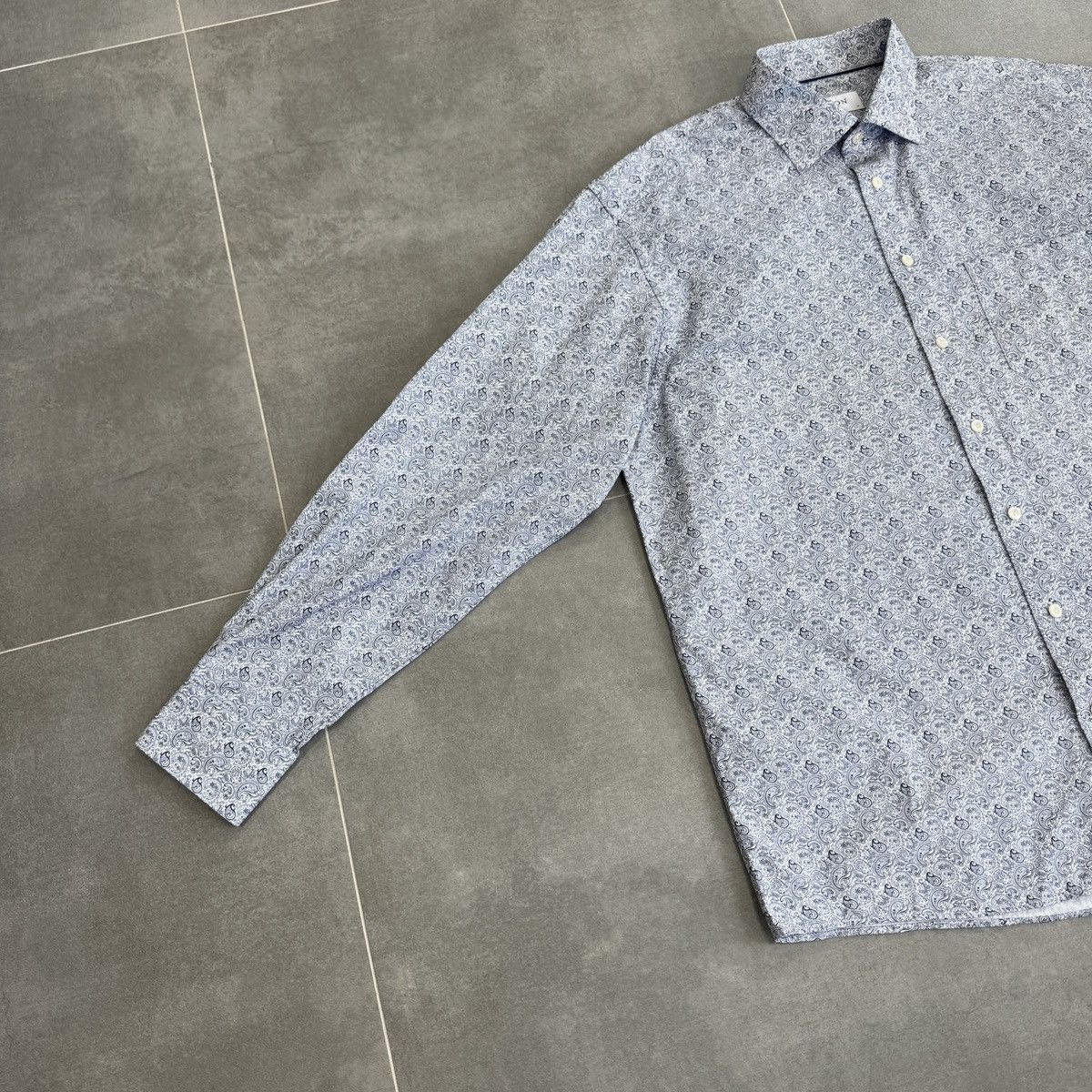 Eton ETON Classic Paisley Button Shirt Size 43/17 (XL/XXL) Size US XL / EU 56 / 4 - 2 Thumbnail