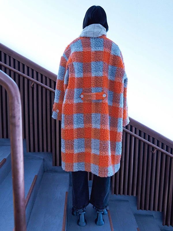 Henrik Vibskov !DS! AW22 Henrik Vibskov Checkered Ahoy Long Coat Size US XL / EU 56 / 4 - 3 Thumbnail