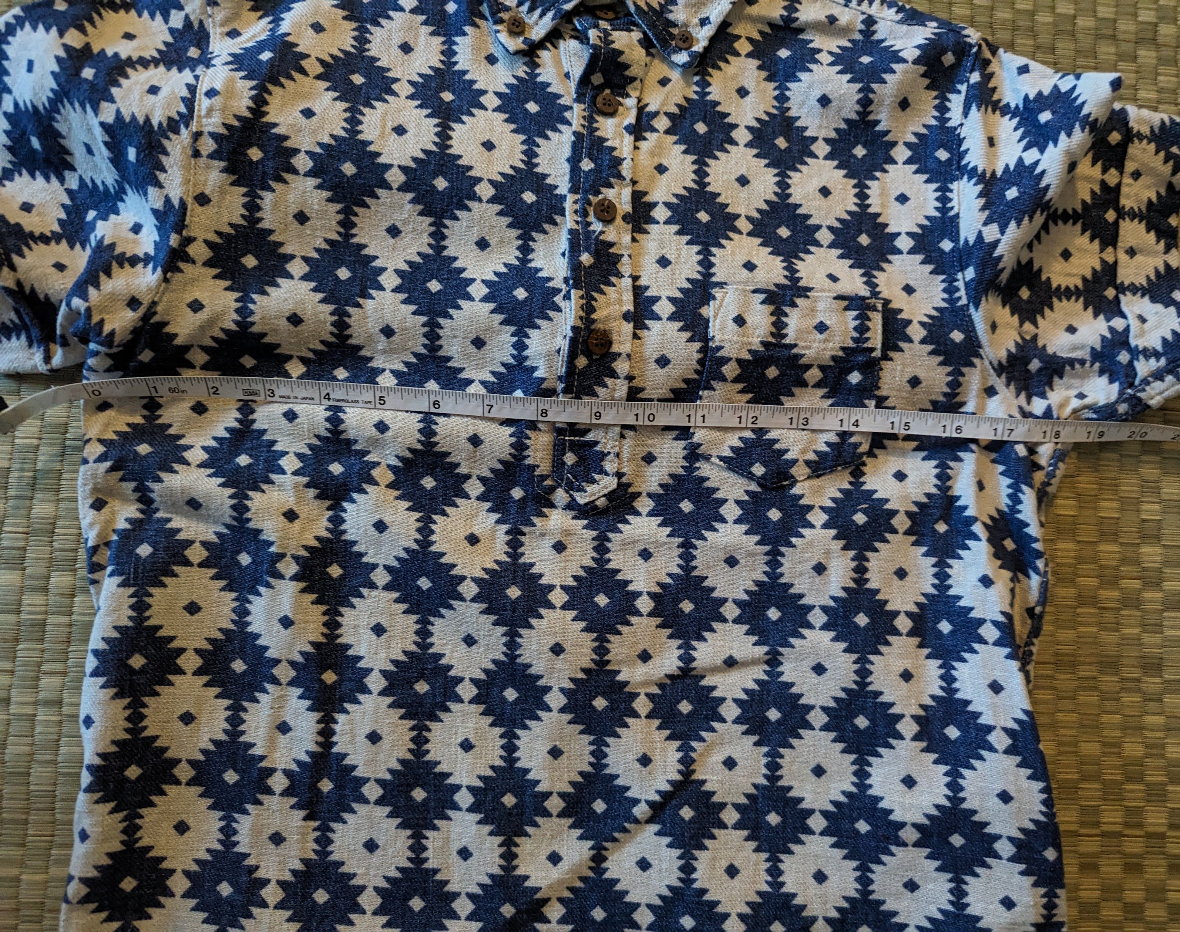 3sixteen 3Sixteen Aztec Popover Shirt Made in USA Size US S / EU 44-46 / 1 - 4 Thumbnail