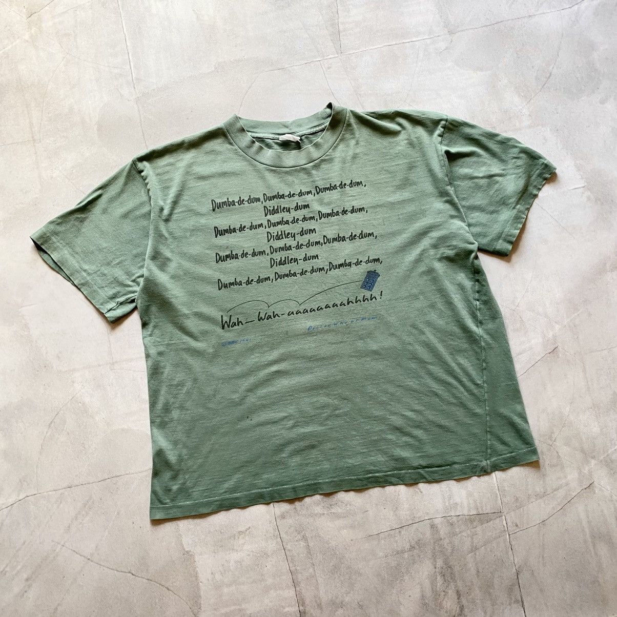 Band Tees 1991 Doctor Who Momi “Theme Tune” Movie Vintage T-shirt Tee Size US XL / EU 56 / 4 - 1 Thumbnail