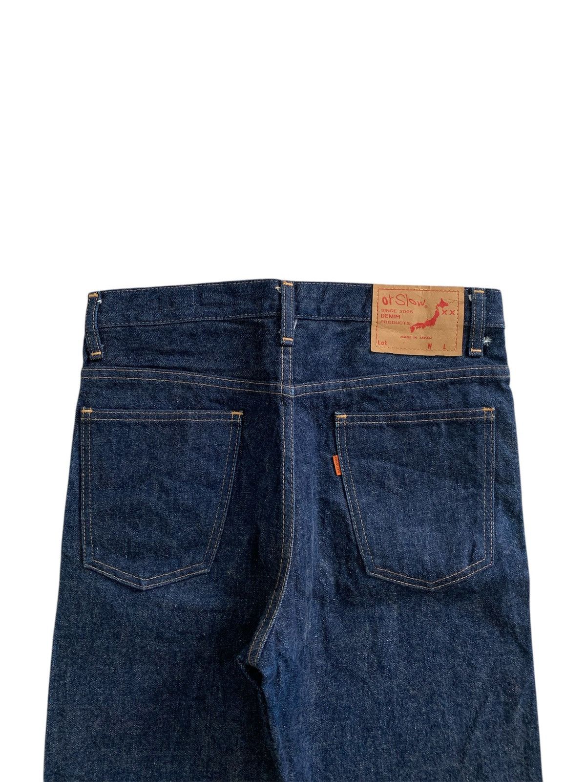 Orslow Orslow Orange Tab Indigo One Wash Denim (Deadstock) Size US 28 / EU 44 - 4 Thumbnail