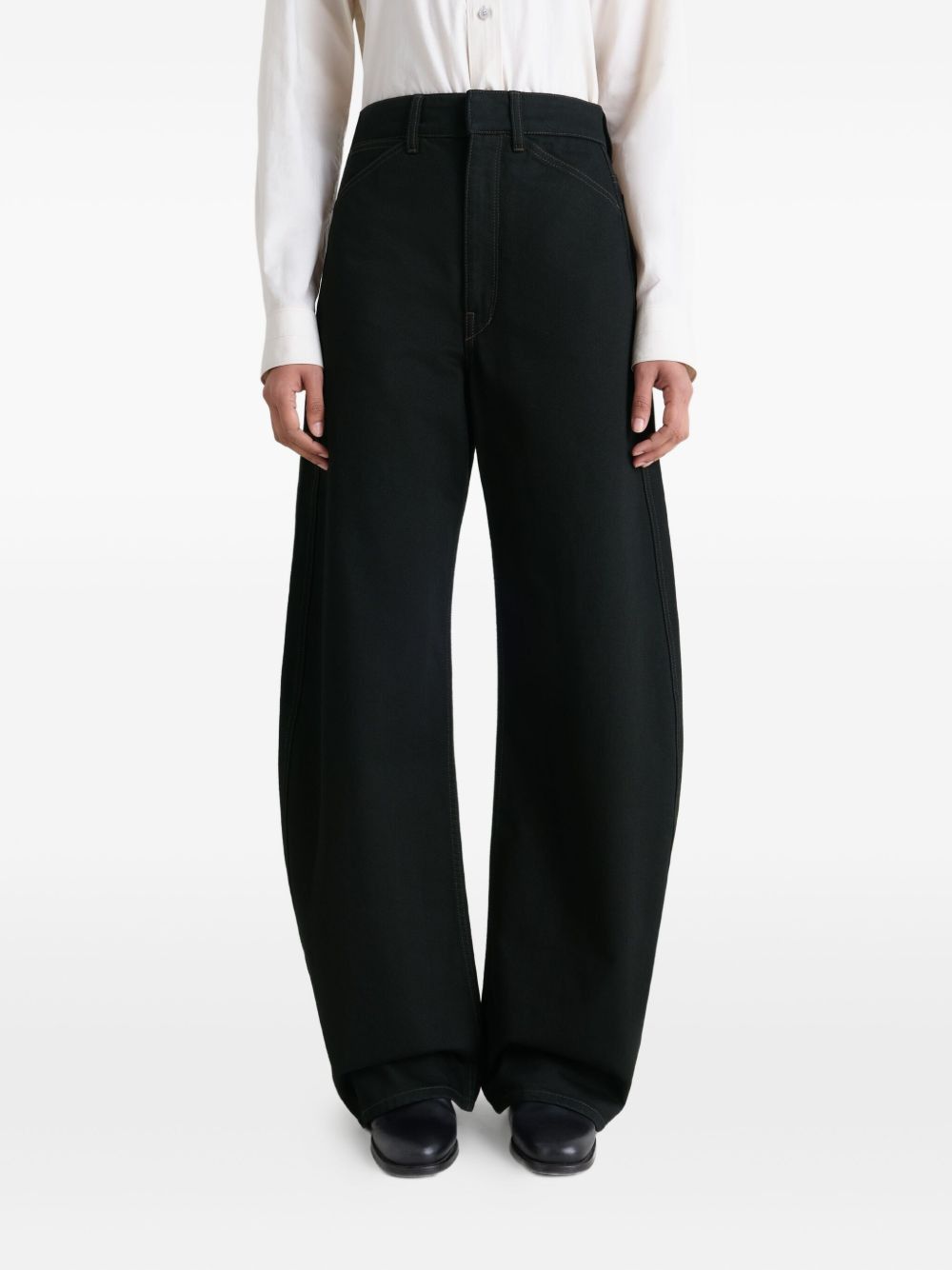 Lemaire Lemaire High Waisted Curved Pants Size 31" - 7 Thumbnail