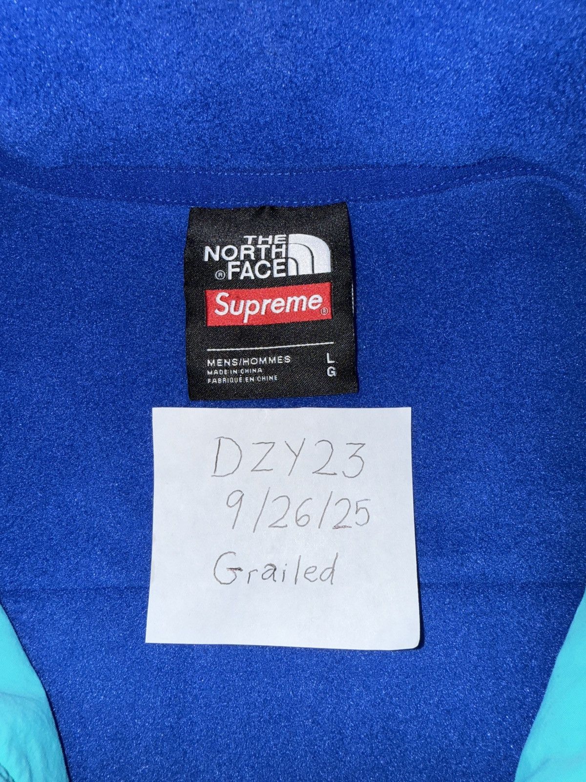 Supreme × The North Face Supreme Blue North Face Fleece Jacket Sz L Size US L / EU 52-54 / 3 - 2 Thumbnail