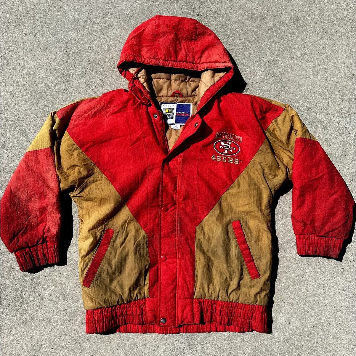 NFL 90s NFL Game Day Competitor San Francisco 49ers Jacket Size US M / EU 48-50 / 2 - 2 Thumbnail