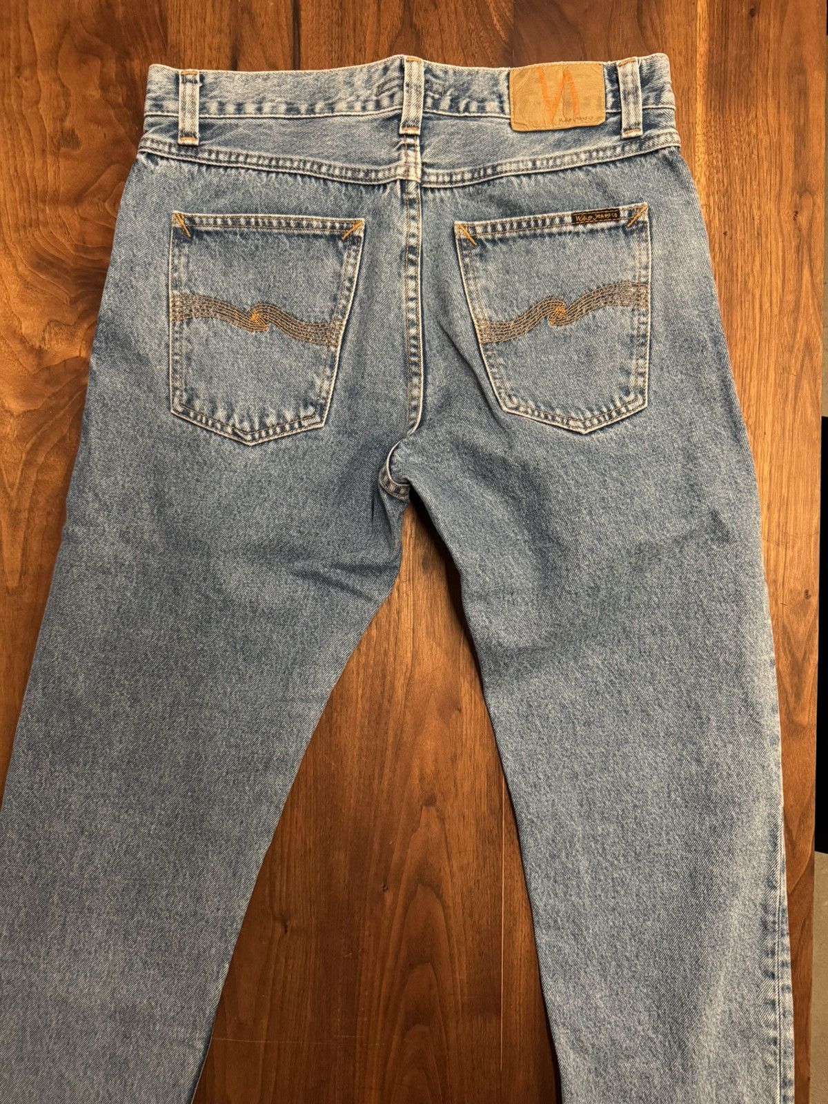 Nudie Jeans Nudie Jeans - Steady Eddie 30 X 32 - “Age of Worn” blue Size US 30 / EU 46 - 3 Thumbnail