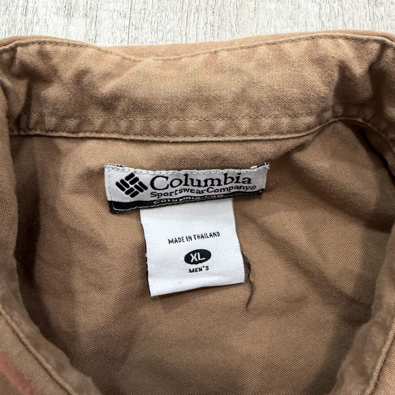 Columbia Columbia Shooting Shirt Men's Extra Large Tan Blaze Orange Size US XL / EU 56 / 4 - 4 Thumbnail