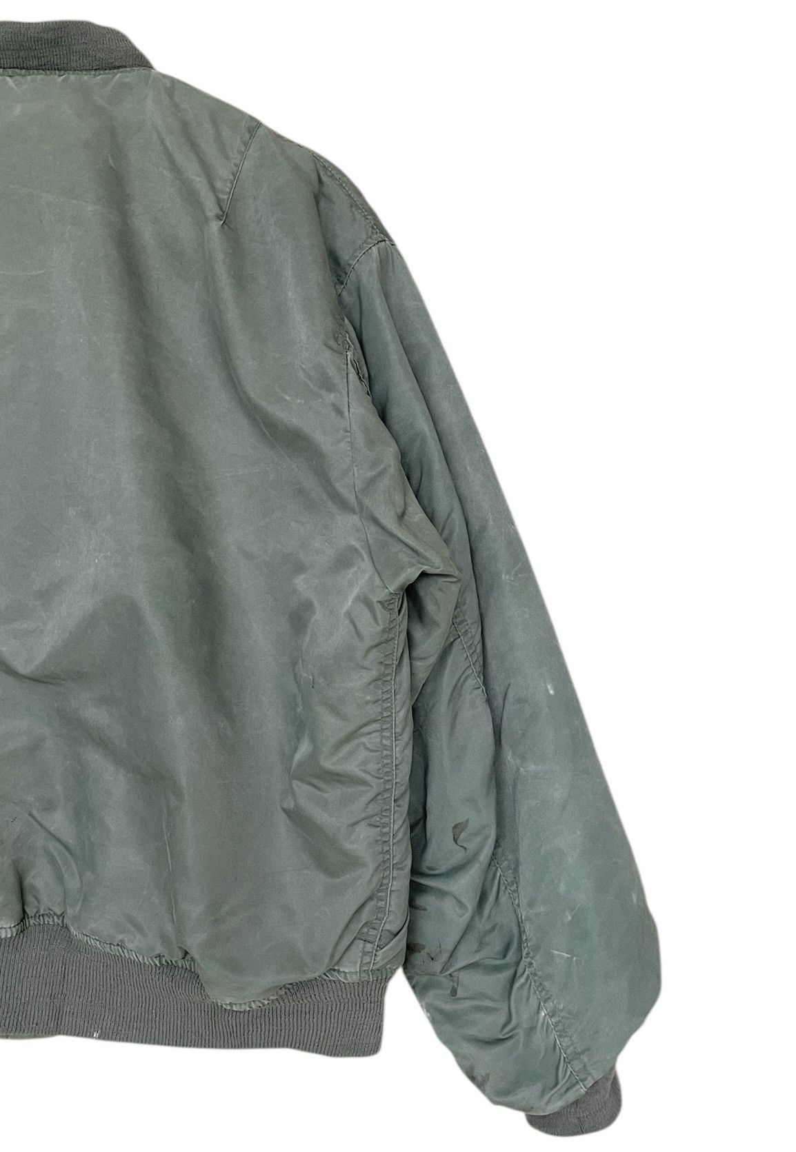 Japanese Brand × Vintage Vintage Japanese Brand Spinash MA-1 Flight Jacket 1990s Size US L / EU 52-54 / 3 - 6 Thumbnail