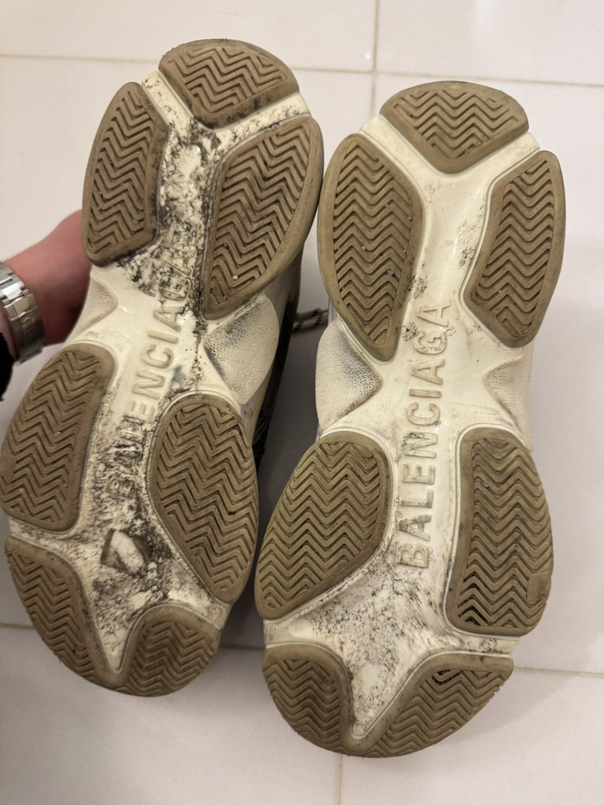 Balenciaga × Gucci Balenciaga Gucci Triple S Size US 13 / EU 46 - 6 Thumbnail