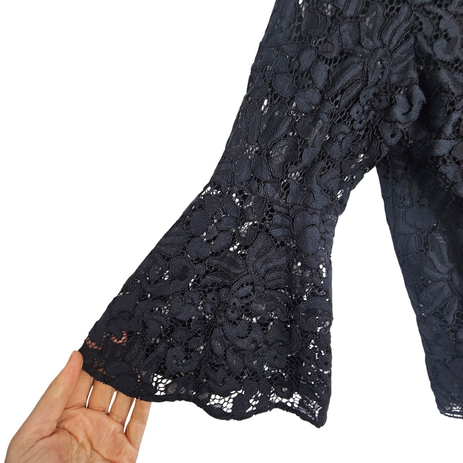 Brooks Brothers Brooks Brothers Red Fleece Women Floral Lace Blouse 6 Preppy Size M / US 6-8 / IT 42-44 - 4 Thumbnail