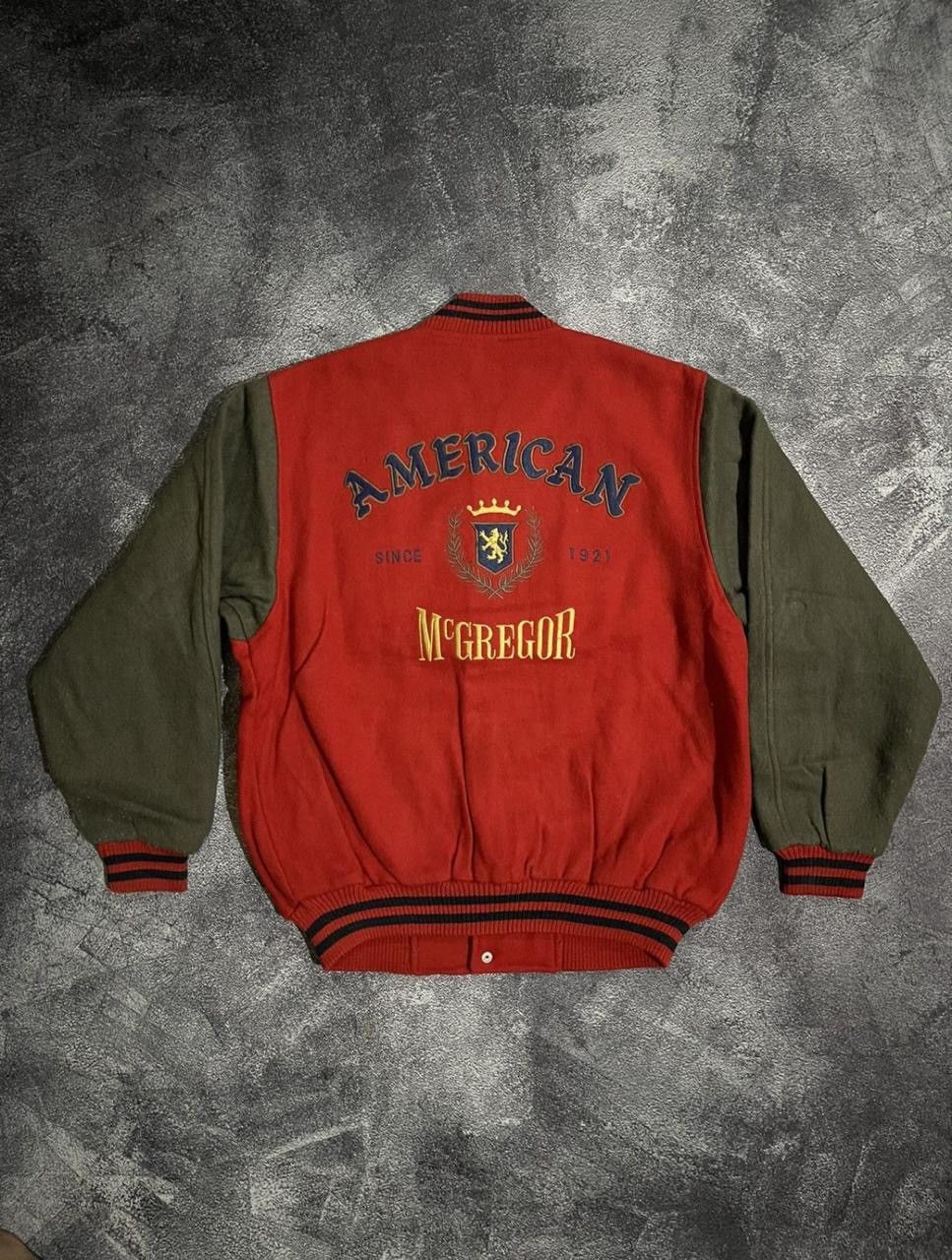McGregor × Vintage Vintage 90s Mcgregor Varsity Wool Jacket Size US M / EU 48-50 / 2 - 2 Thumbnail