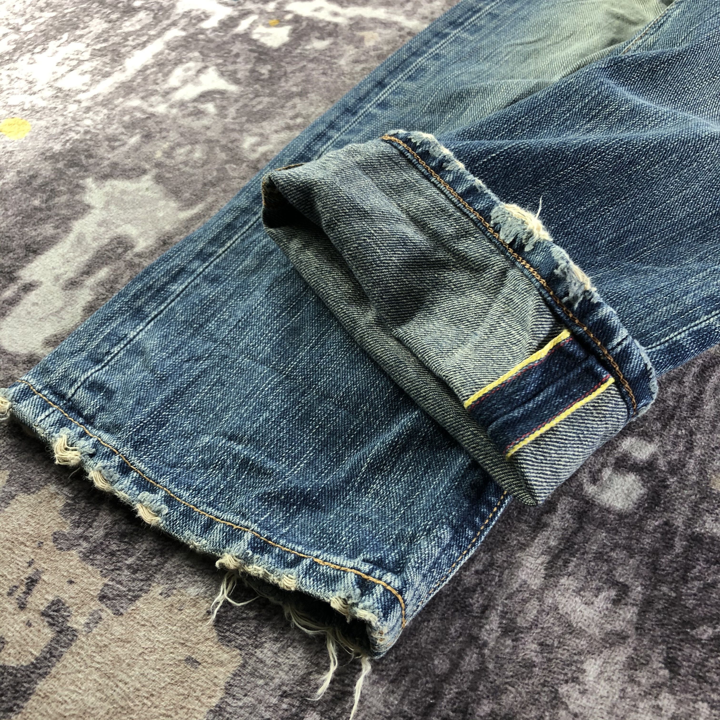 Lee Vintage 90s Lee Selvedge Jeans-JM3526 Size US 33 - 6 Thumbnail